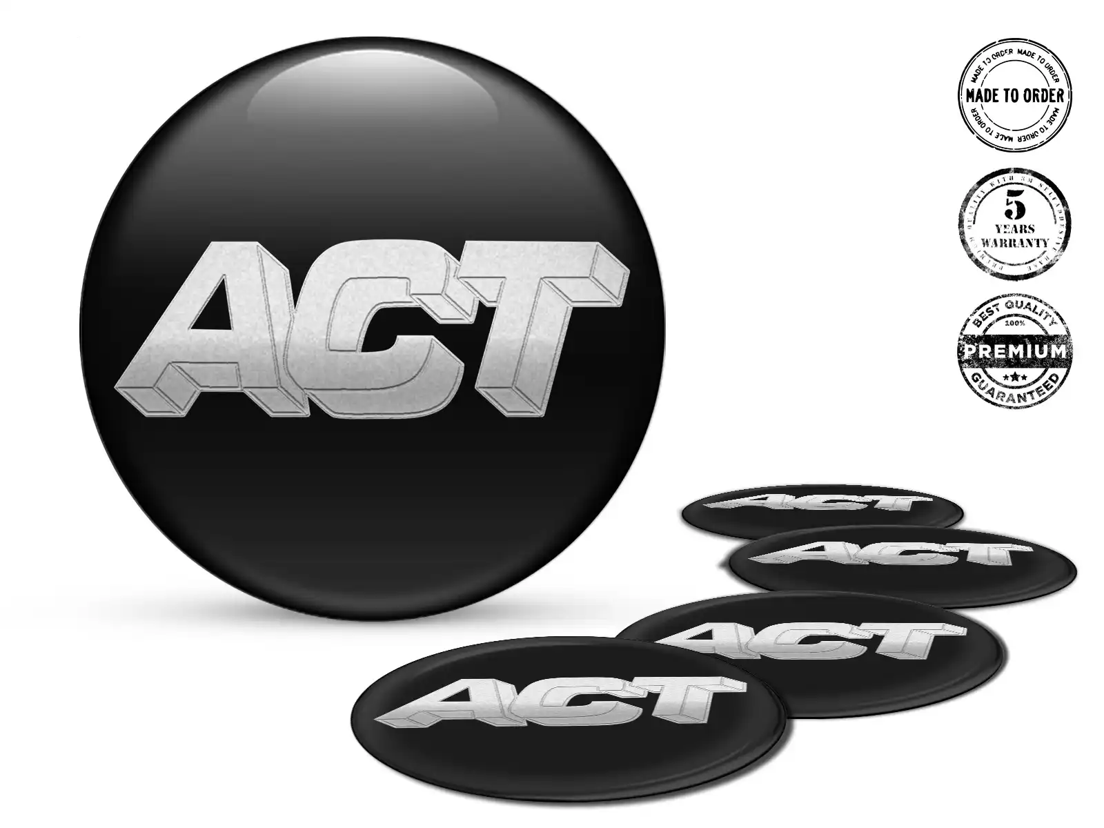 ACT Aufkleber Dome Edition Harz Emblem Labels